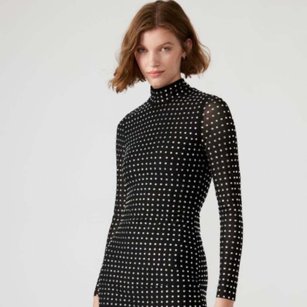 Steve Madden Krista Rhinestone Embellished Dress NWT Sz M Retail $159